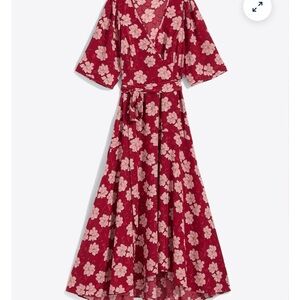 Draper James Fiona Wrap Midi Size 6